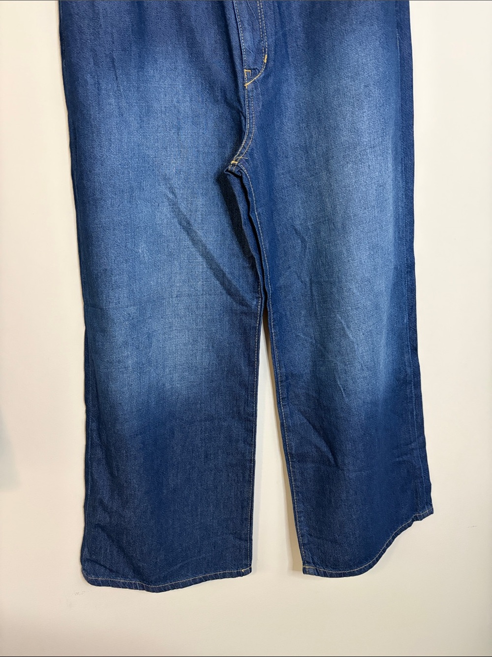 Anthropologie Pilcro the Annie Jean Dark Wash Wide Leg Baggy Sz 31 Petite NEW - Picture 4 of 14